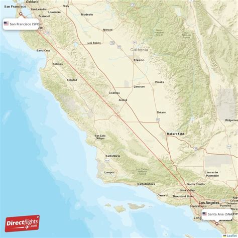 sfo to sna flight time|Direct (non